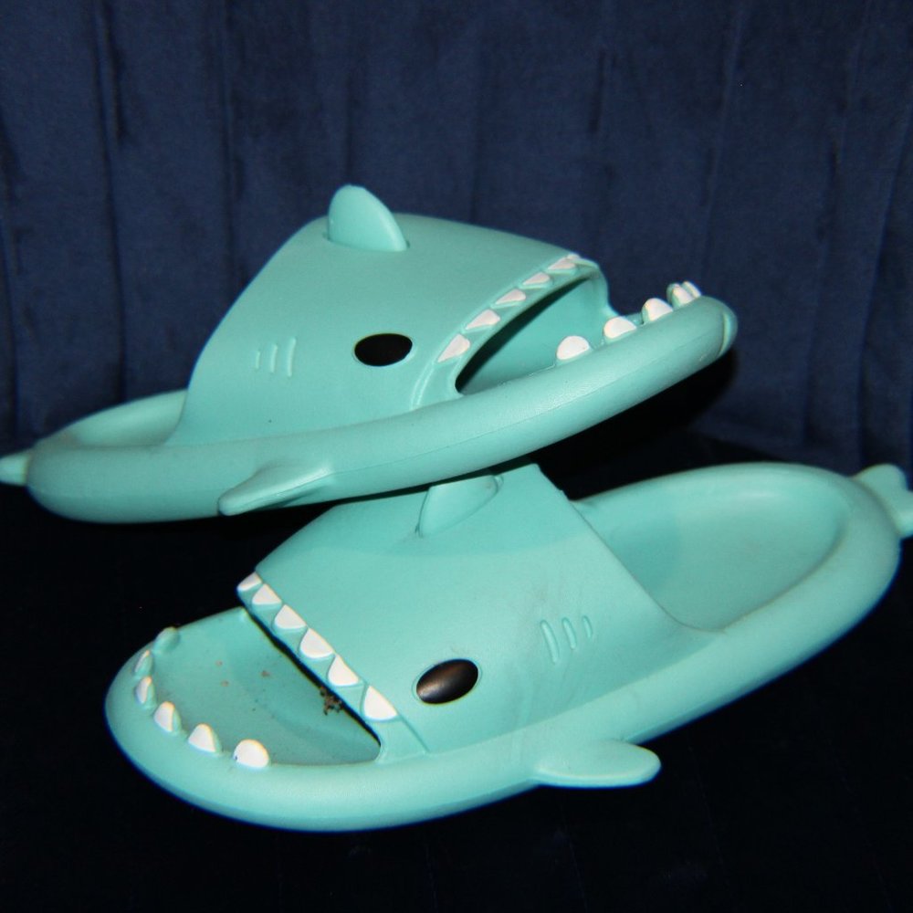 Like New Fun Shark sandals